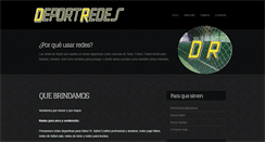 Desktop Screenshot of deportredes.com